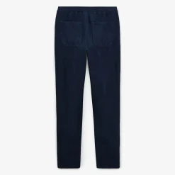 Pantalons>SERGE BLANCO 738 Dark Blue Linen Pants ACIER