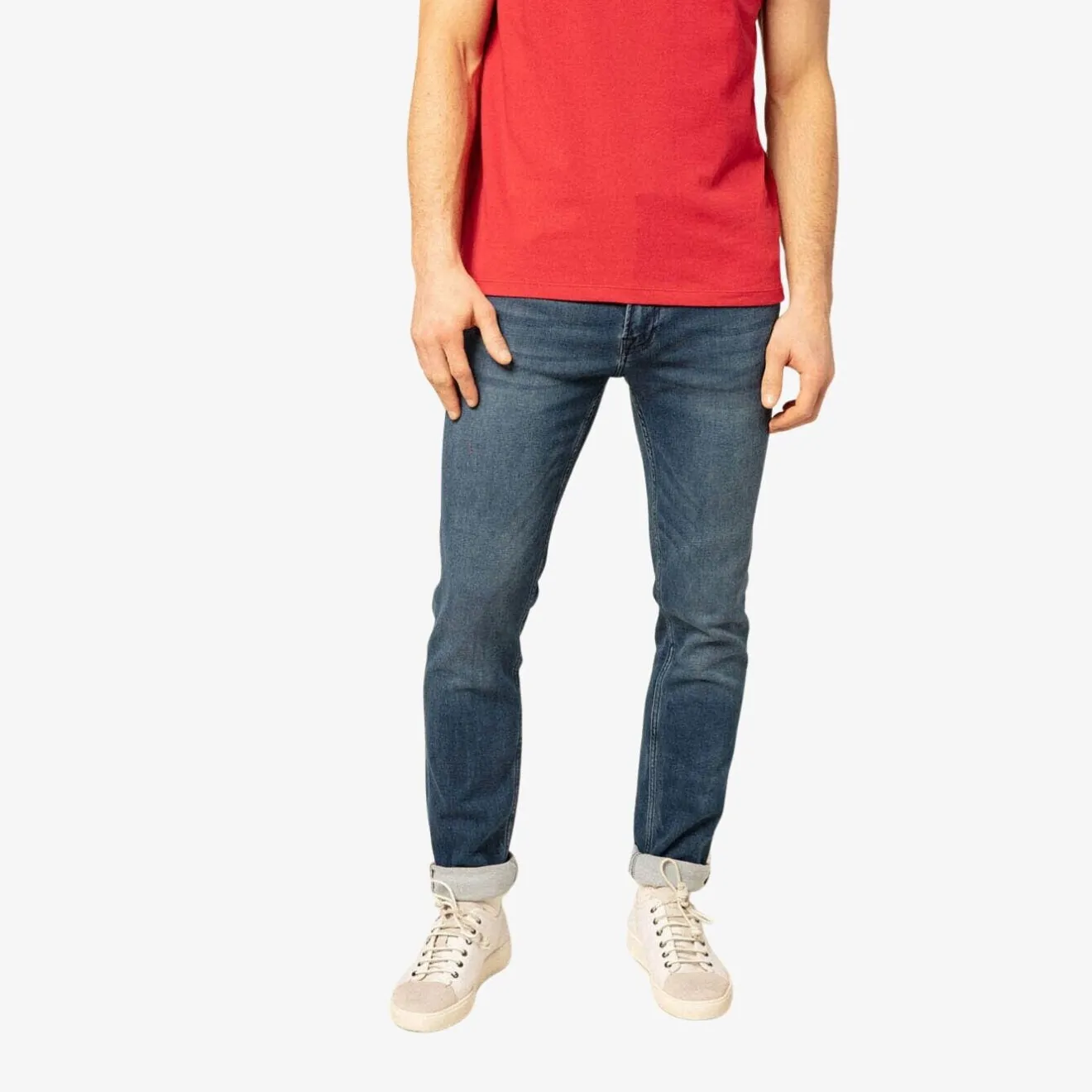 Pantalons>SERGE BLANCO 325 Jogjean Slim Fit Pants MARINE