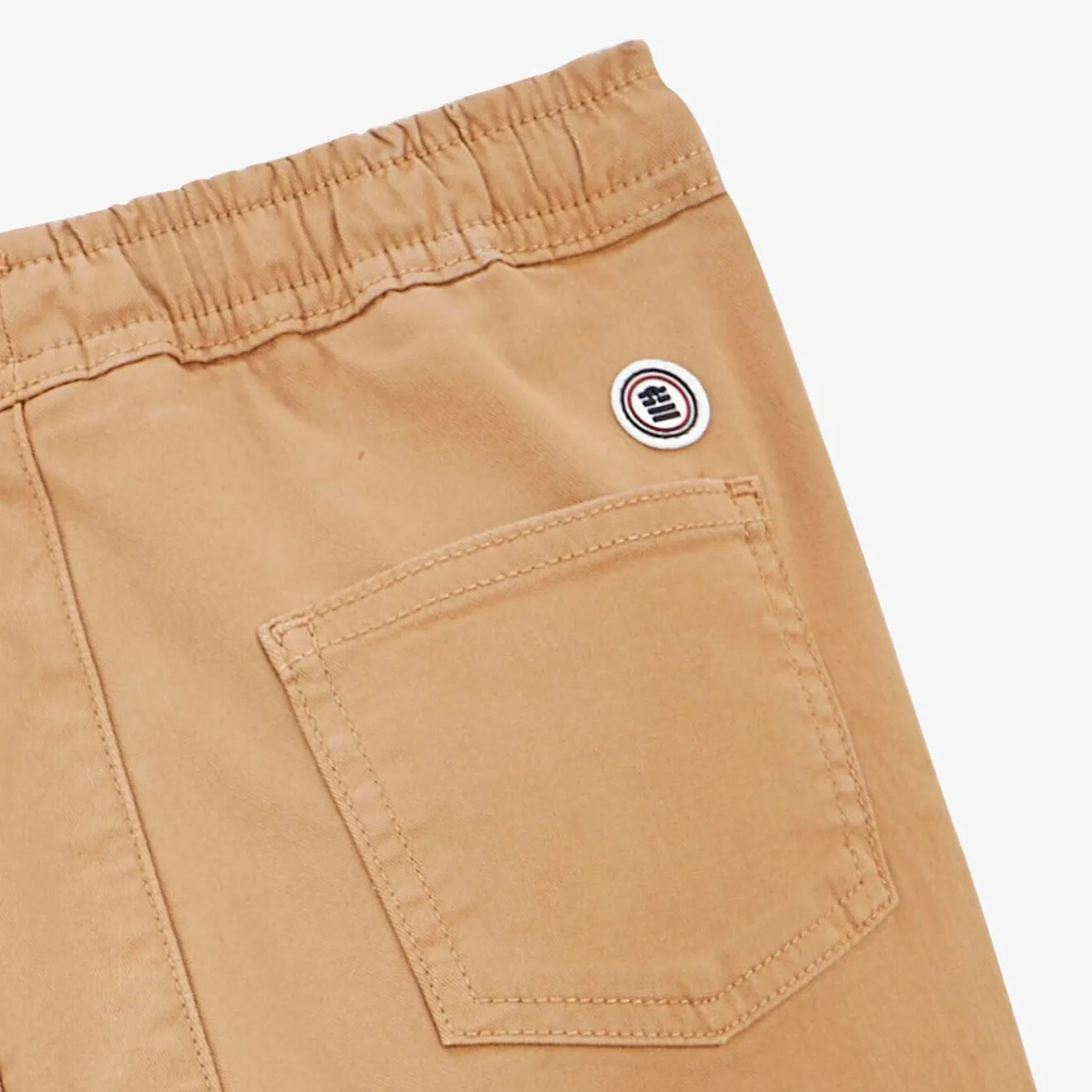 Pantalons>SERGE BLANCO 734 Junior Chino with elasticated waist in beige dark navy