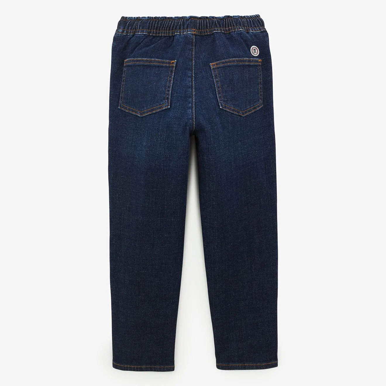 Pantalons>SERGE BLANCO 734 Junior chinos in raw blue denim BEIGE