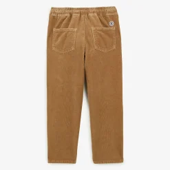 Vêtements>SERGE BLANCO 734 Junior velvet chinos with beige elasticated waist BORDEAUX