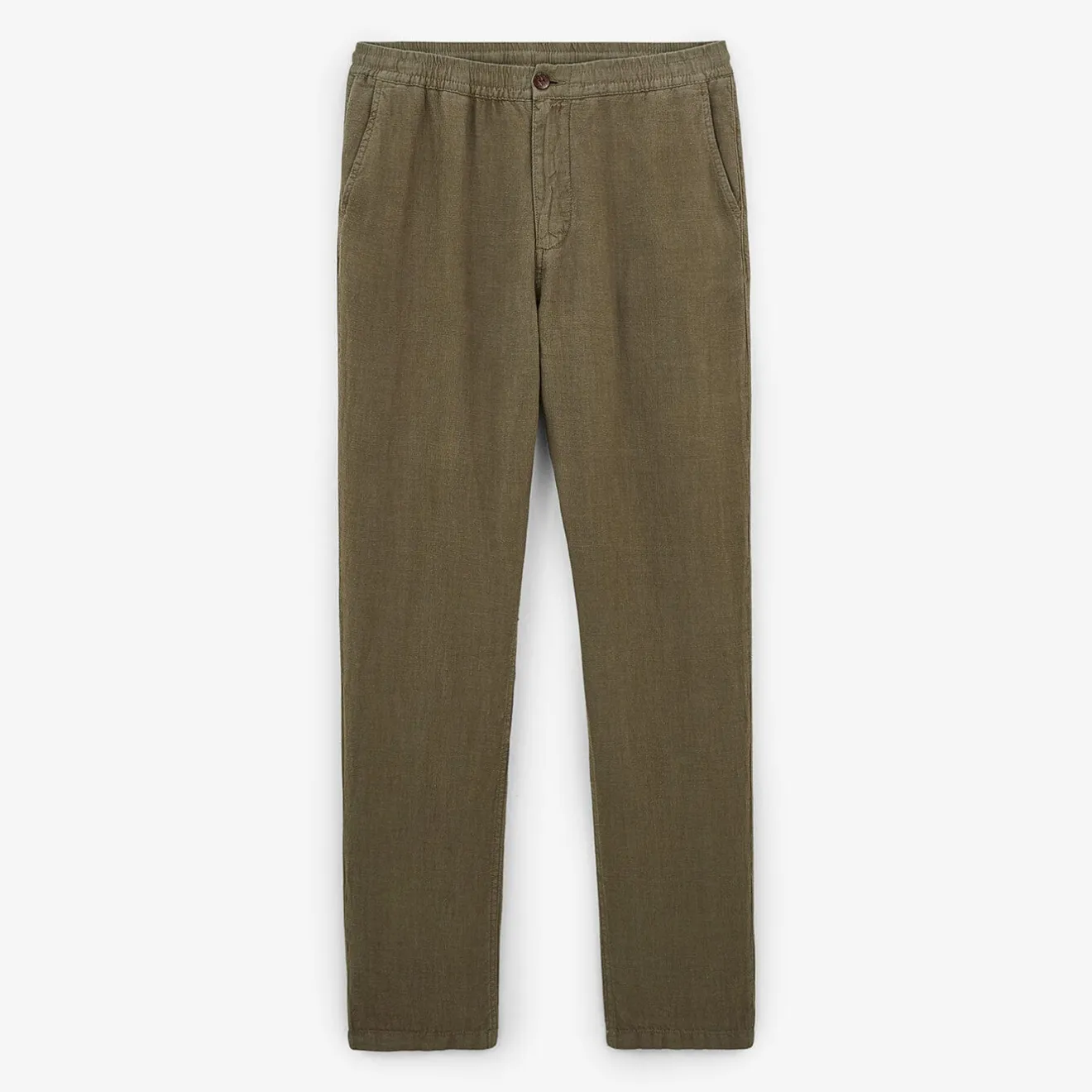 Pantalons>SERGE BLANCO 738 Military Linen Pants dark navy