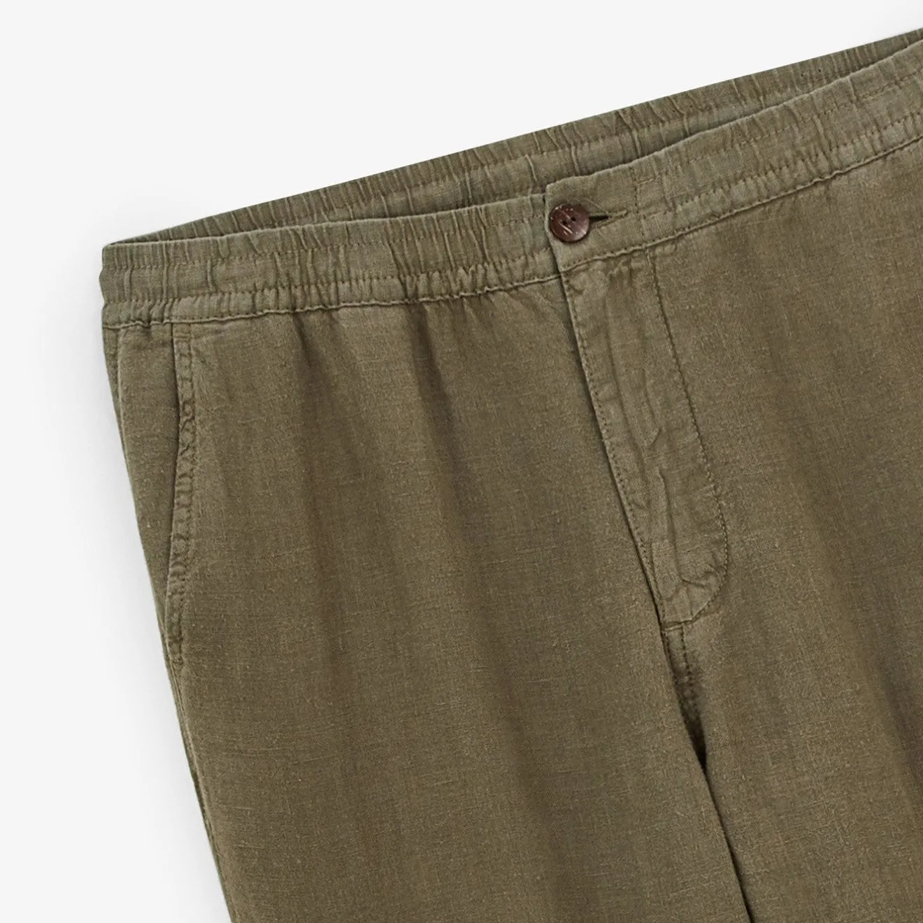 Pantalons>SERGE BLANCO 738 Military Linen Pants dark navy