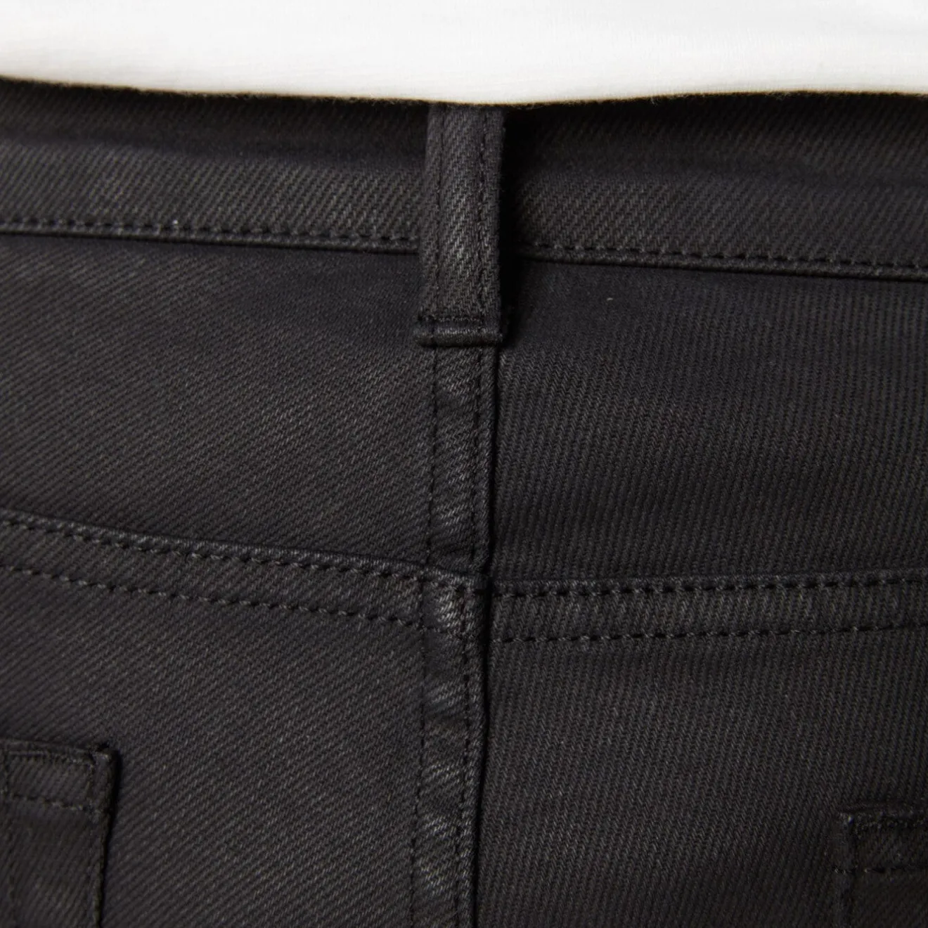 Pantalons>SERGE BLANCO 335 Powertwist black straight fit 5 pocket washed jeans CHARBON