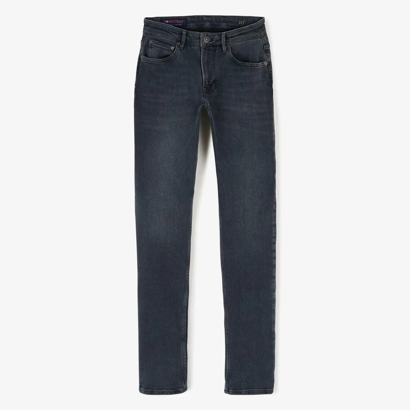 Pantalons>SERGE BLANCO 325 powertwist slim fit anthracite jeans NOIR