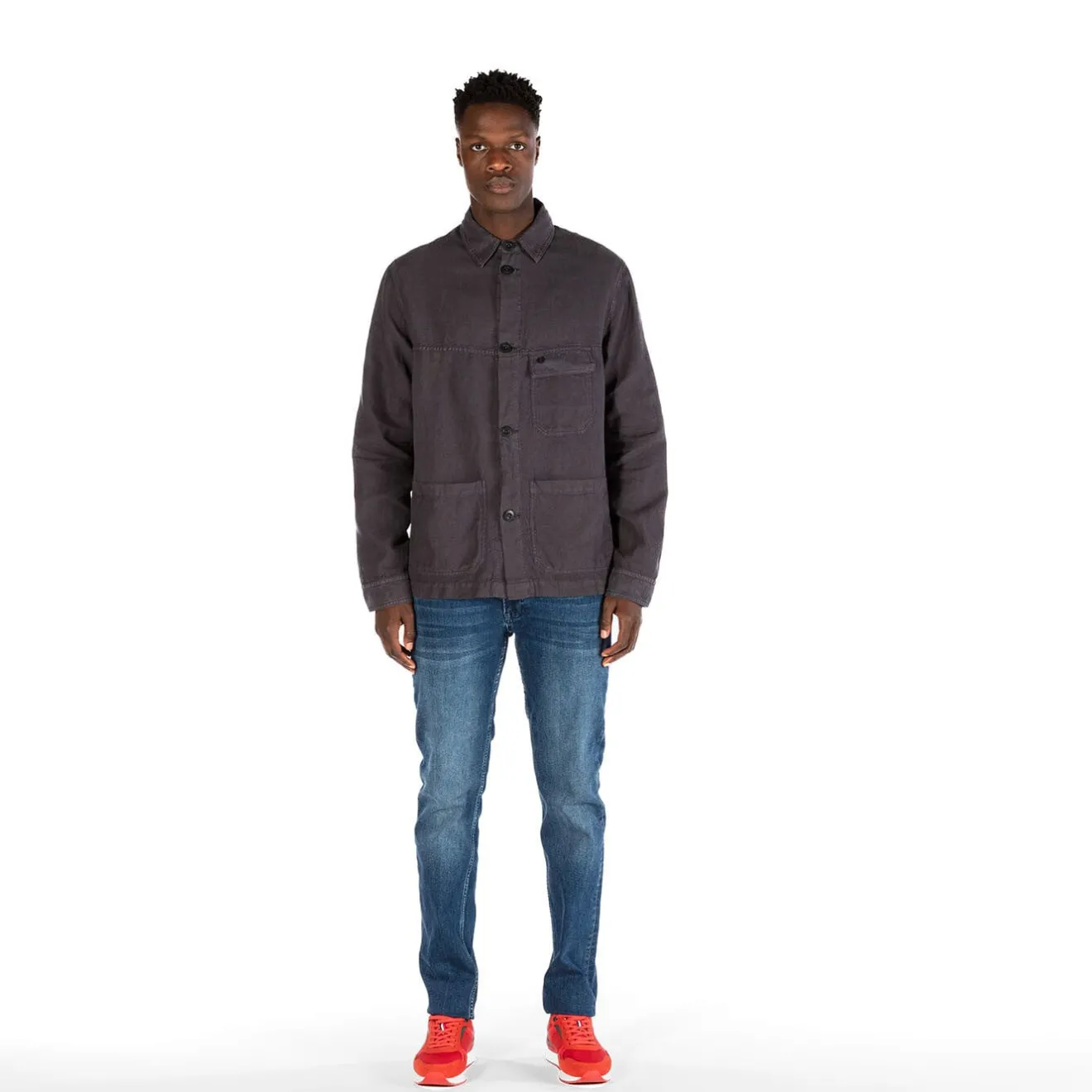 Pantalons>SERGE BLANCO 325 slim powertwist jeans blue denim ARMY