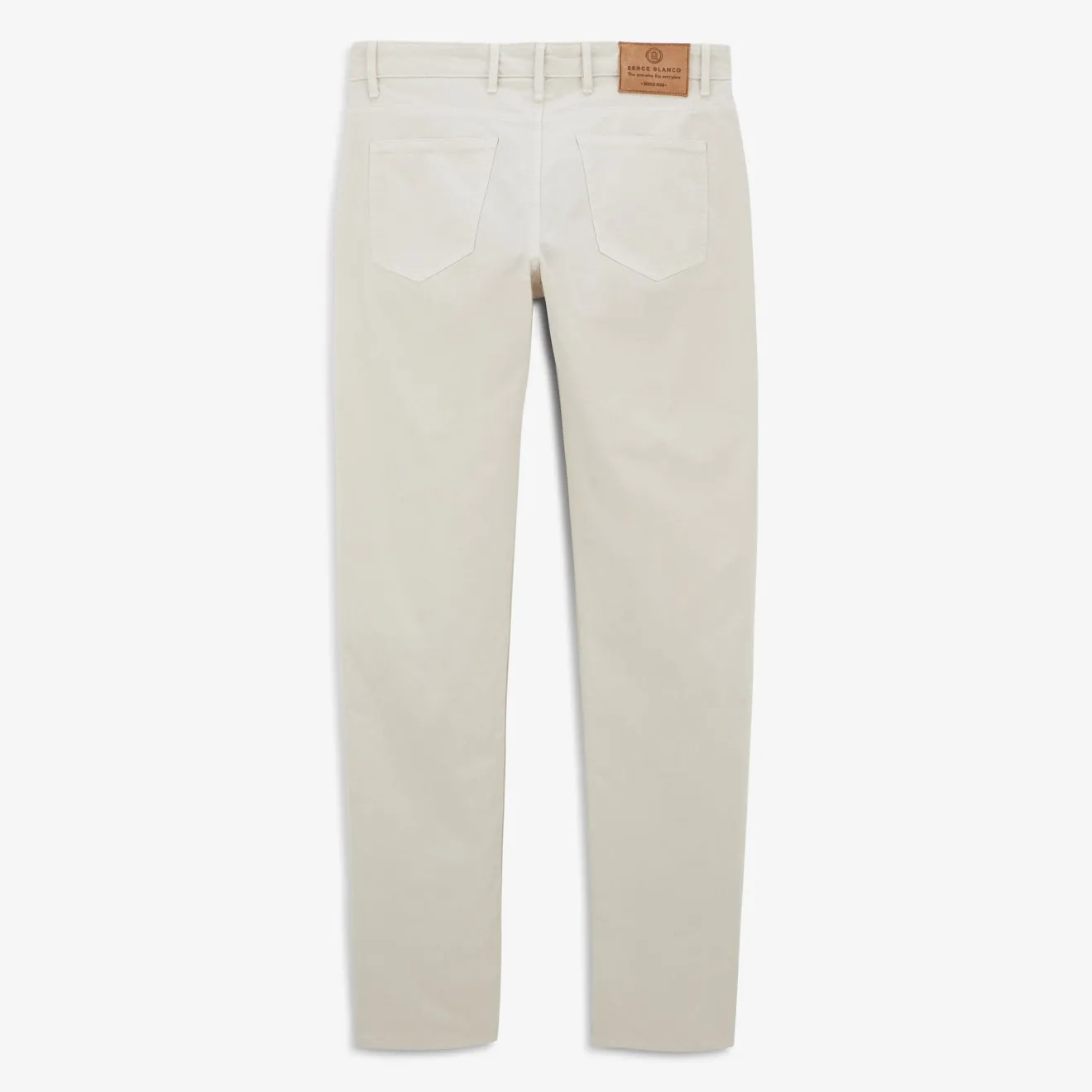 Pantalons|L'audacieux>SERGE BLANCO 325 slim powertwist jeans in latte white DENIM