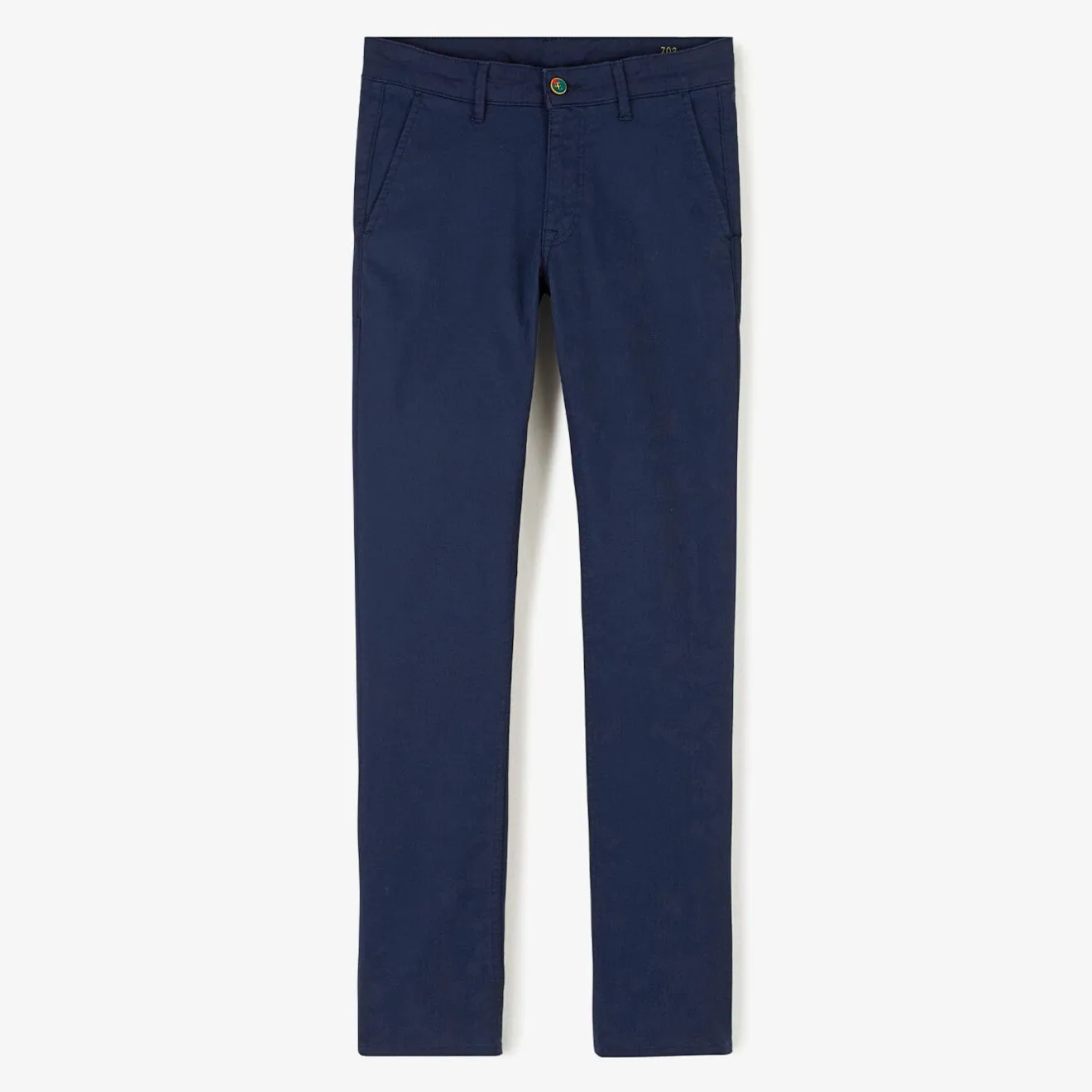 Pantalons>SERGE BLANCO 702 straight cut navy blue chinos MARINE