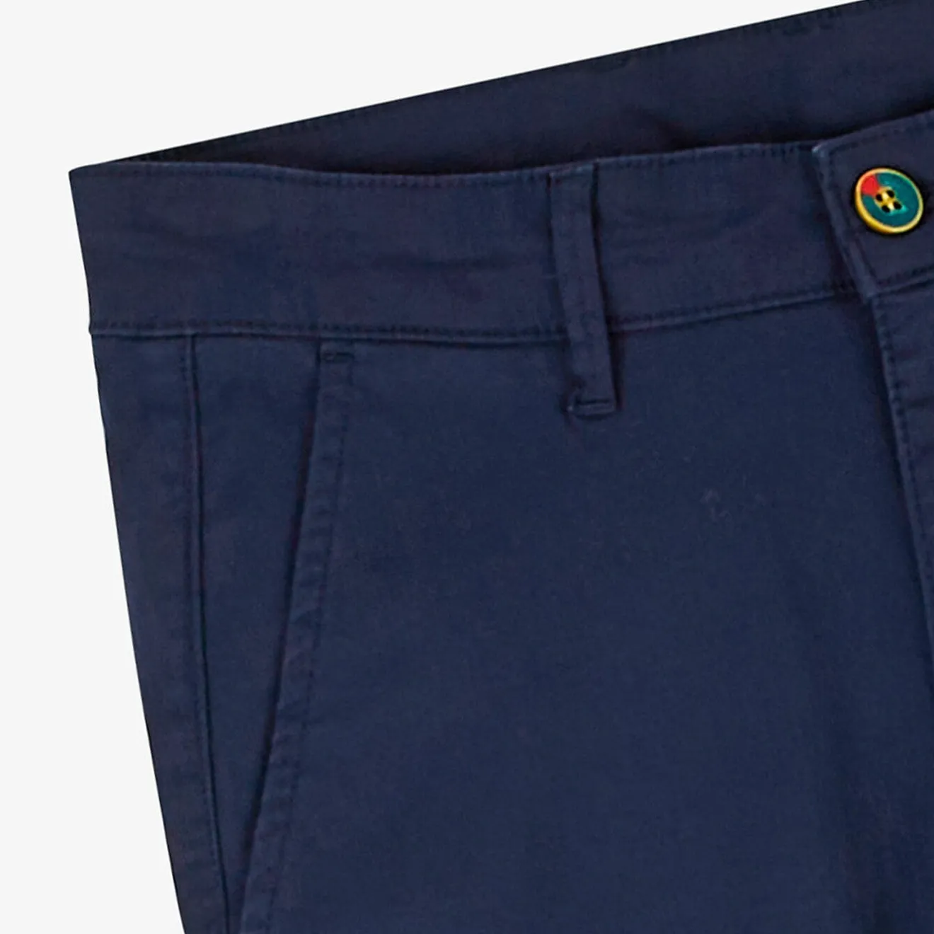 Pantalons>SERGE BLANCO 702 straight cut navy blue chinos MARINE