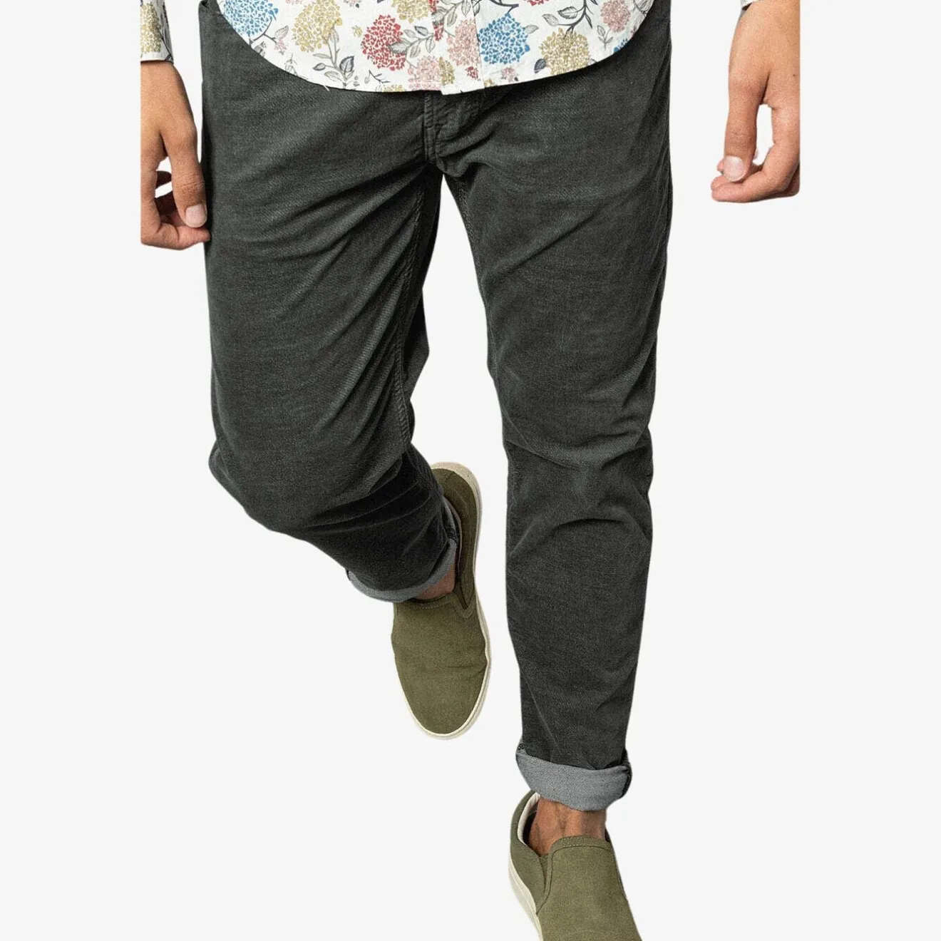 Pantalons>SERGE BLANCO 325 Velvet Pants SIENNE