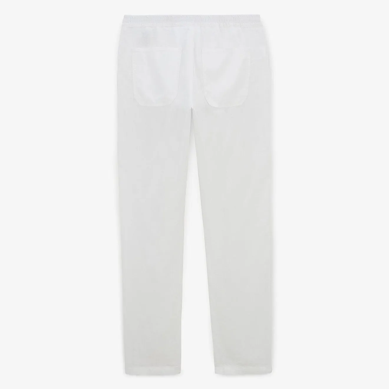 Pantalons>SERGE BLANCO 738 white linen pants BEIGE