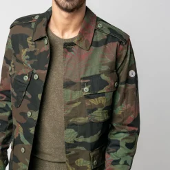Manteaux Et Vestes>SERGE BLANCO Anatole military parka JAUNE