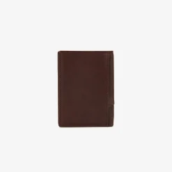 Maroquinerie>SERGE BLANCO Anchorage Chocolate Small Leather Wallet NOIR