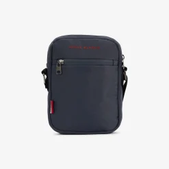 Basik|Sacoches>SERGE BLANCO BASIK navy blue double bag NOIR