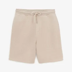 Shorts & Bermudas>SERGE BLANCO Basile Heather Beige Fleece Shorts Gris chiné