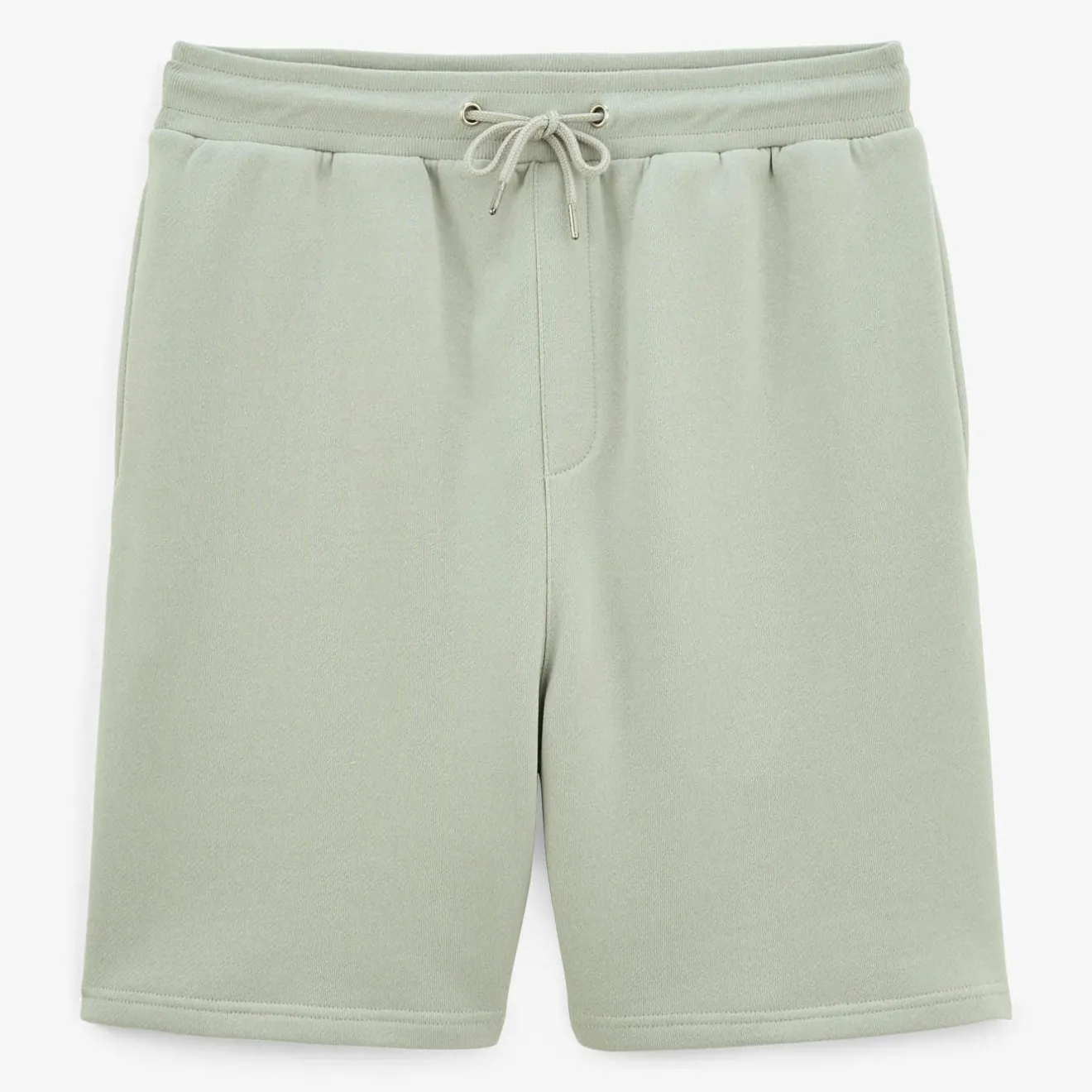 Ligne Play|Shorts & Bermudas>SERGE BLANCO Basile shorts in pearl gray fleece BLANC OPTIQUE