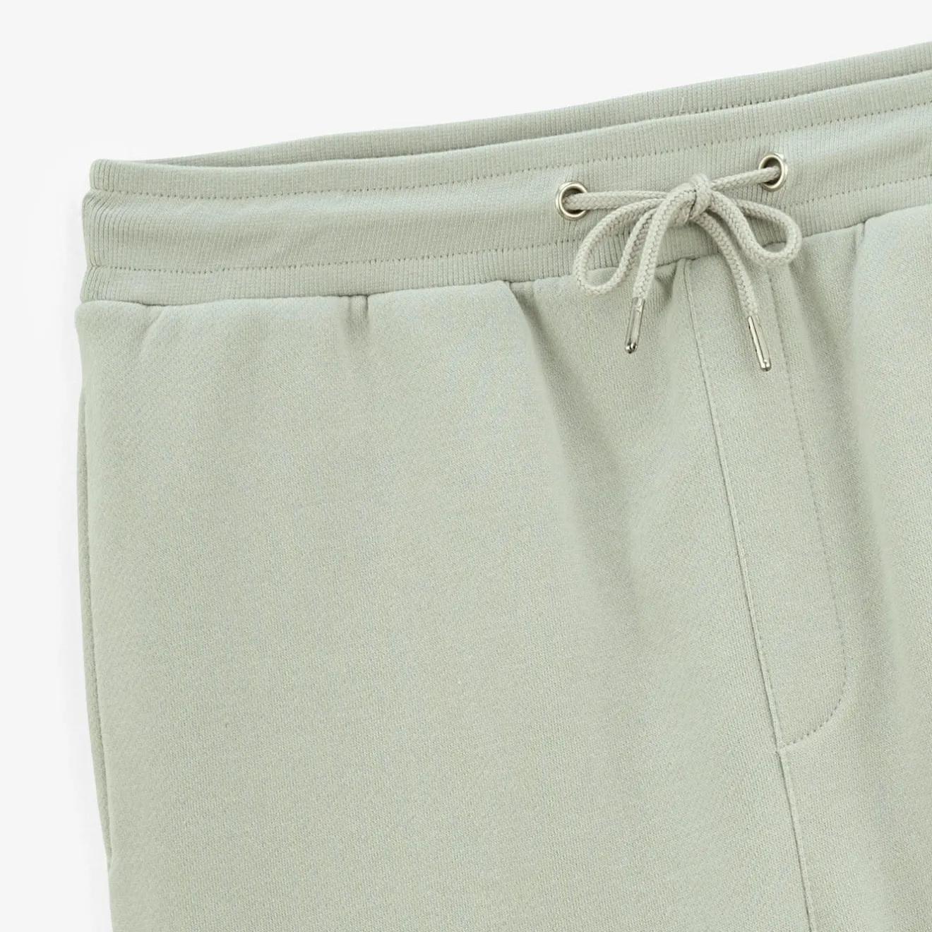 Ligne Play|Shorts & Bermudas>SERGE BLANCO Basile shorts in pearl gray fleece BLANC OPTIQUE
