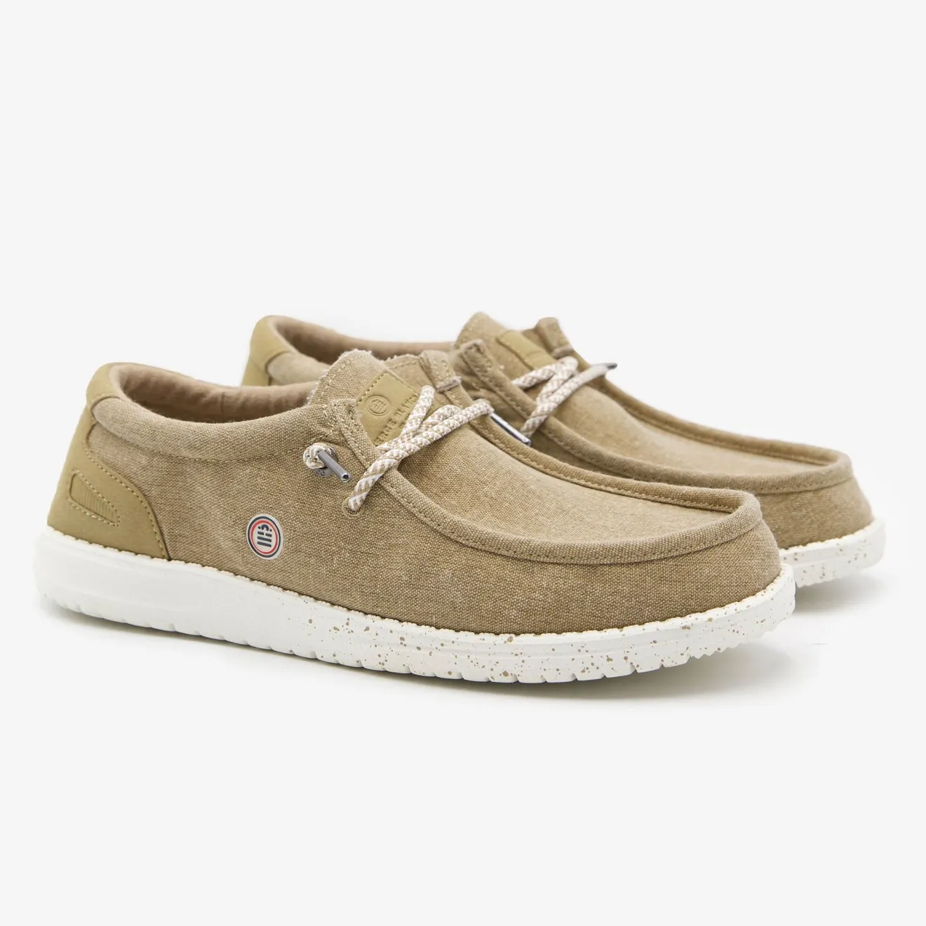 Chaussures Bateau>SERGE BLANCO Beige Saint-Jean boat shoe MARINE