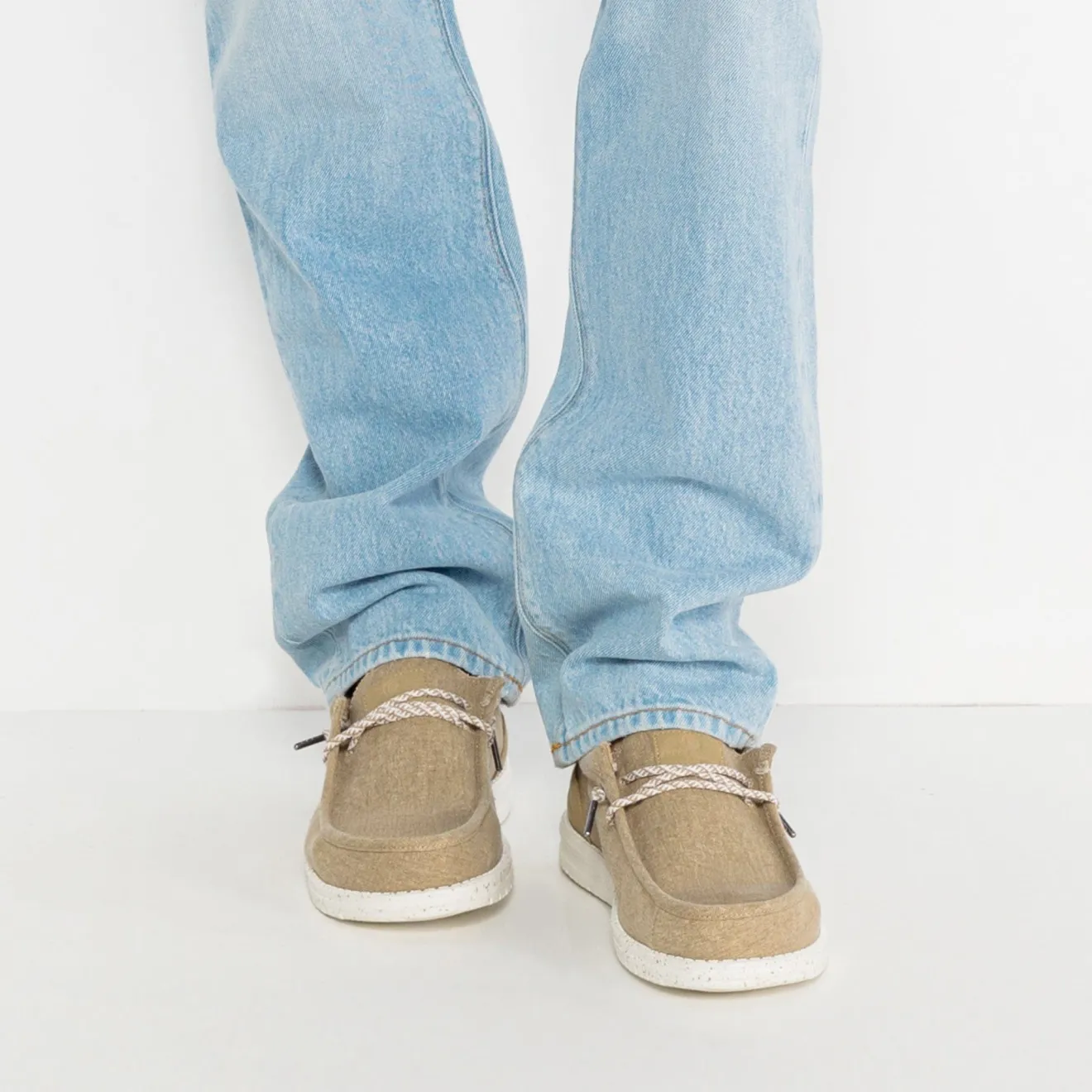 Chaussures Bateau>SERGE BLANCO Beige Saint-Jean boat shoe MARINE