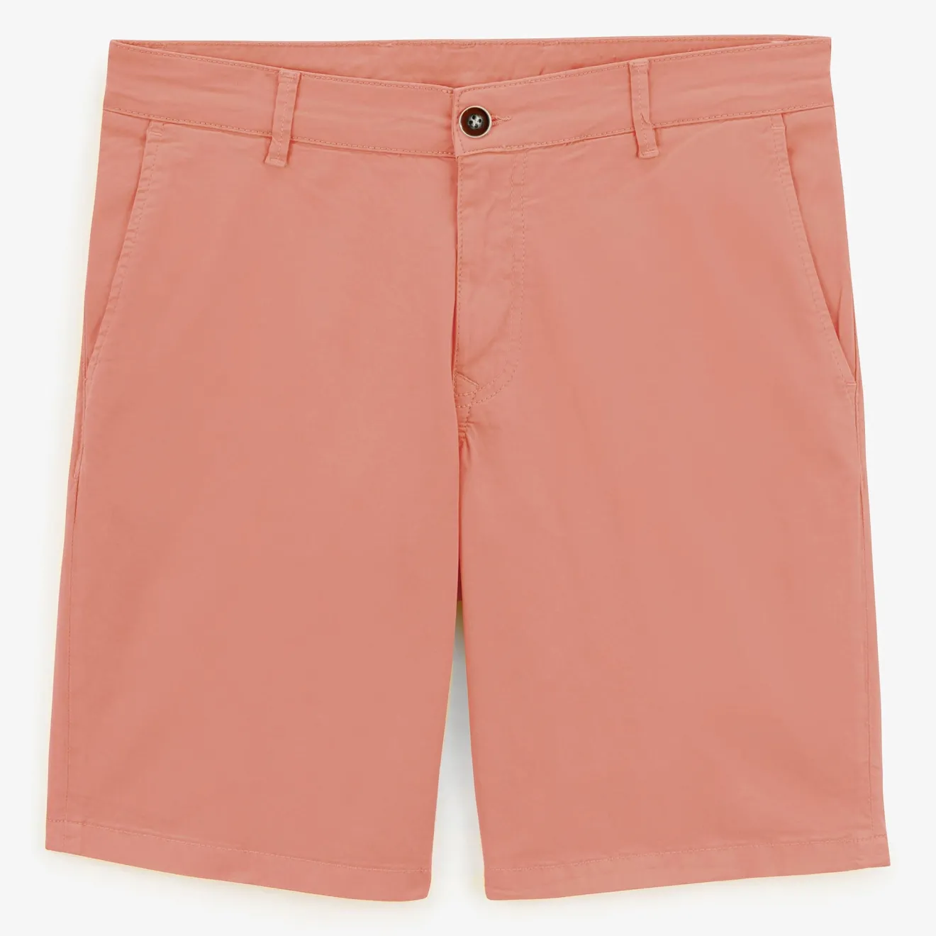 Shorts & Bermudas|L'audacieux>SERGE BLANCO Bermuda 200 straight cut stretch pink skin BLANC