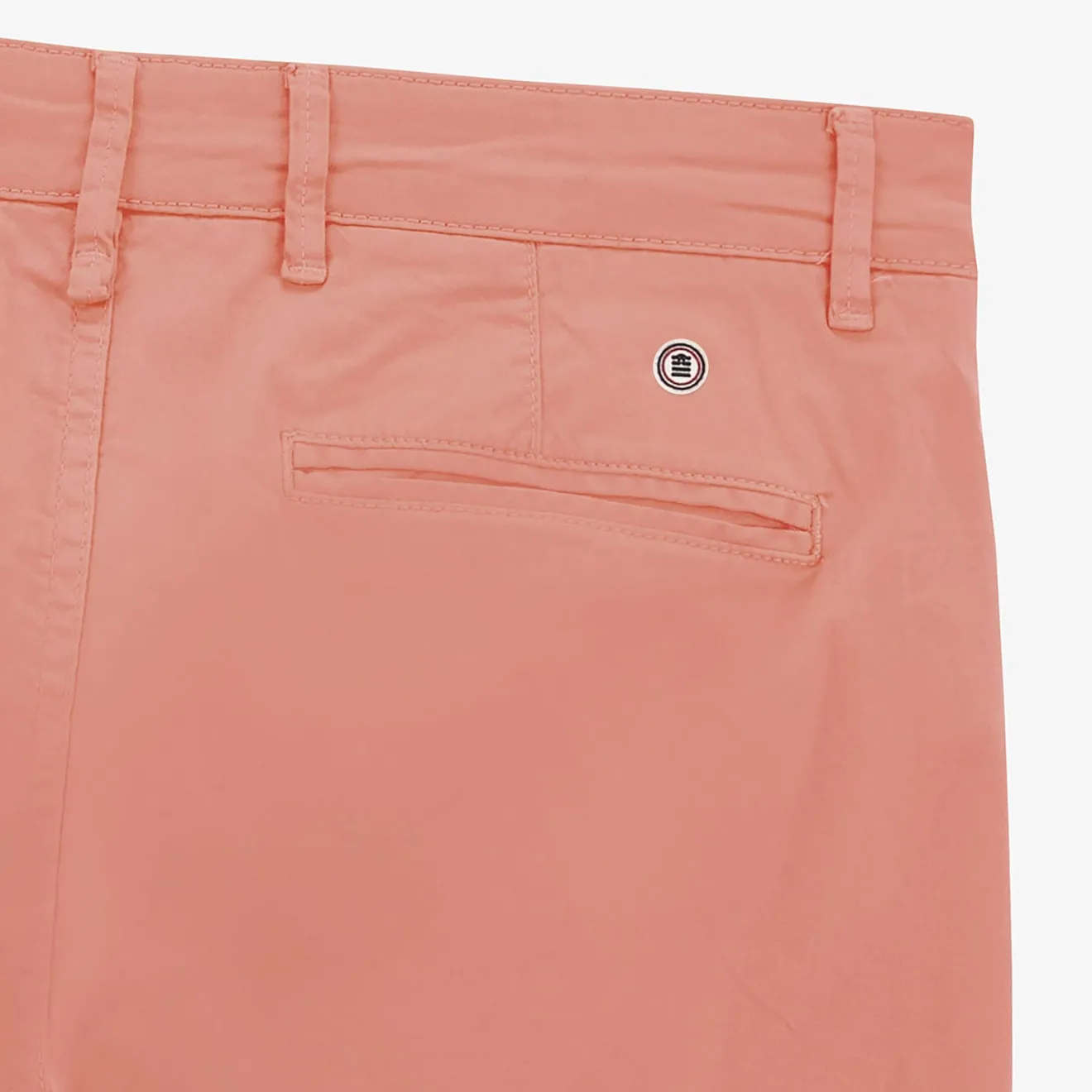 Shorts & Bermudas|L'audacieux>SERGE BLANCO Bermuda 200 straight cut stretch pink skin BLANC