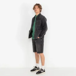 Shorts & Bermudas|L'audacieux>SERGE BLANCO Bermuda 331 tapered fit dark gray ABRICOT