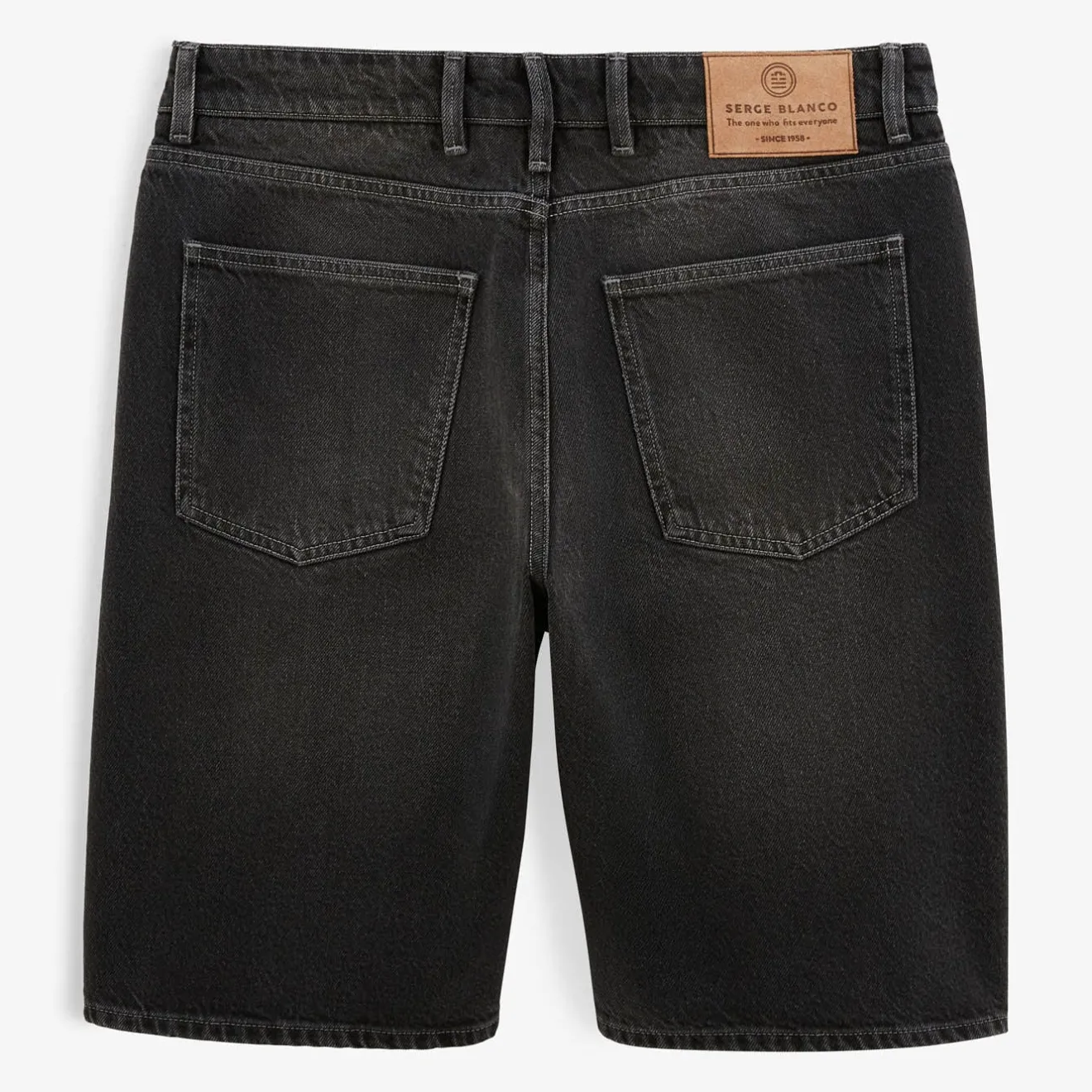 Shorts & Bermudas|L'audacieux>SERGE BLANCO Bermuda 331 tapered fit dark gray ABRICOT
