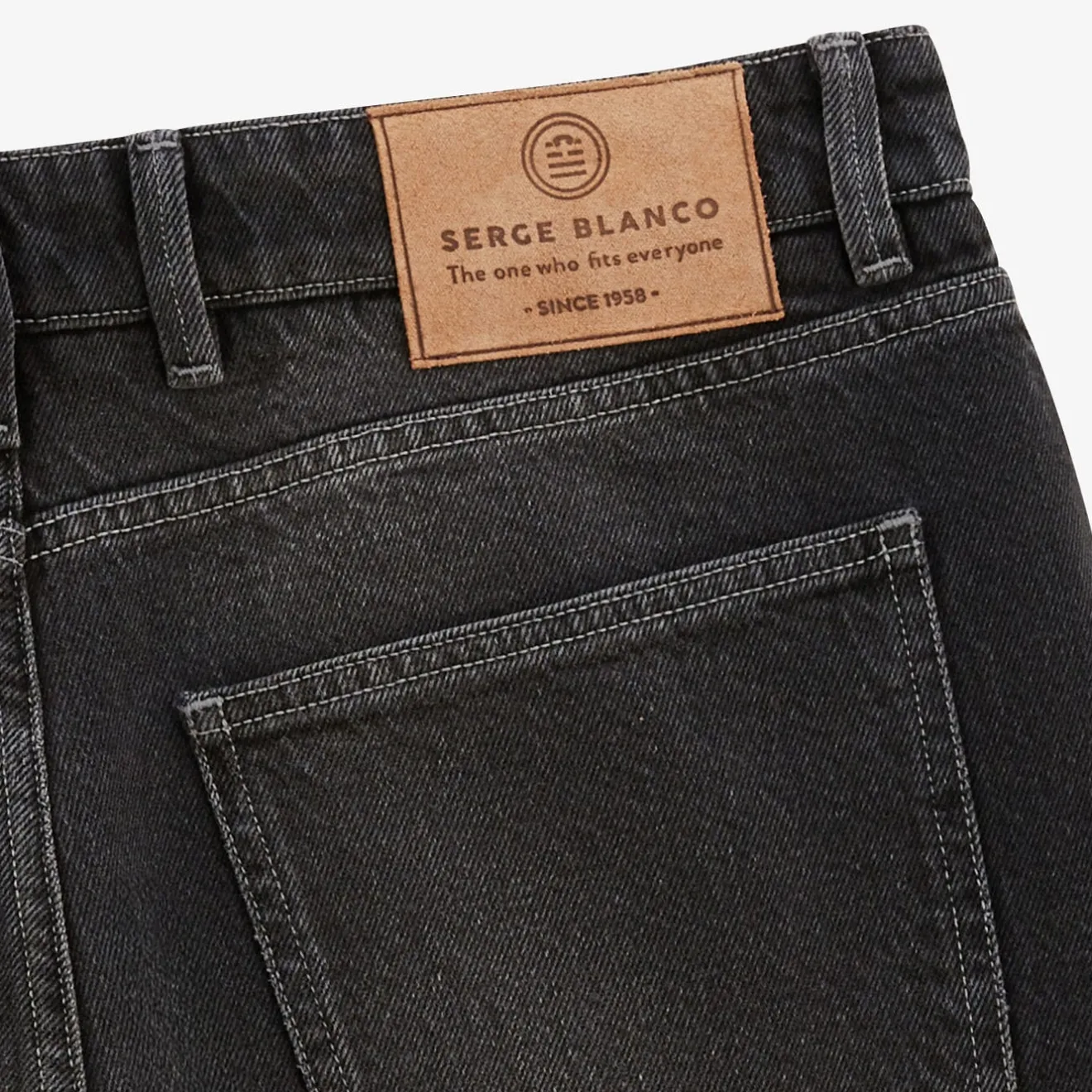 Shorts & Bermudas|L'audacieux>SERGE BLANCO Bermuda 331 tapered fit dark gray ABRICOT