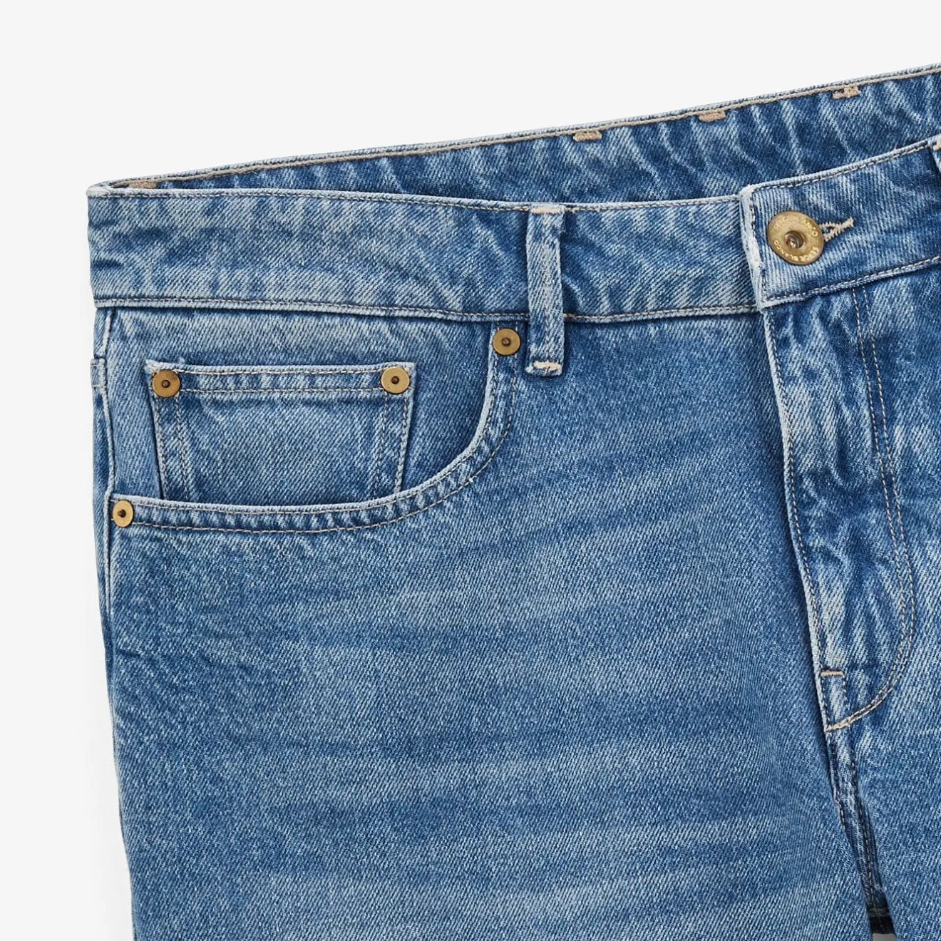 Shorts & Bermudas|Daddy Cool>SERGE BLANCO Bermuda 331 tapered fixed stone blue MILITAIRE