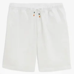 Shorts & Bermudas>SERGE BLANCO Bermuda rugby 201 comfort elasticated waist white CIEL