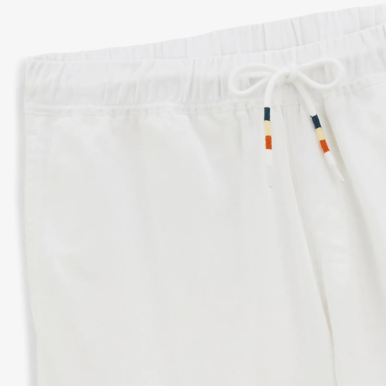 Shorts & Bermudas>SERGE BLANCO Bermuda rugby 201 comfort elasticated waist white CIEL