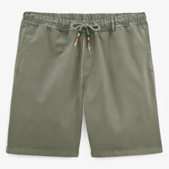 Shorts & Bermudas|Le Sportif>SERGE BLANCO Bermuda rugby 201 elasticated comfort teak green BLUE