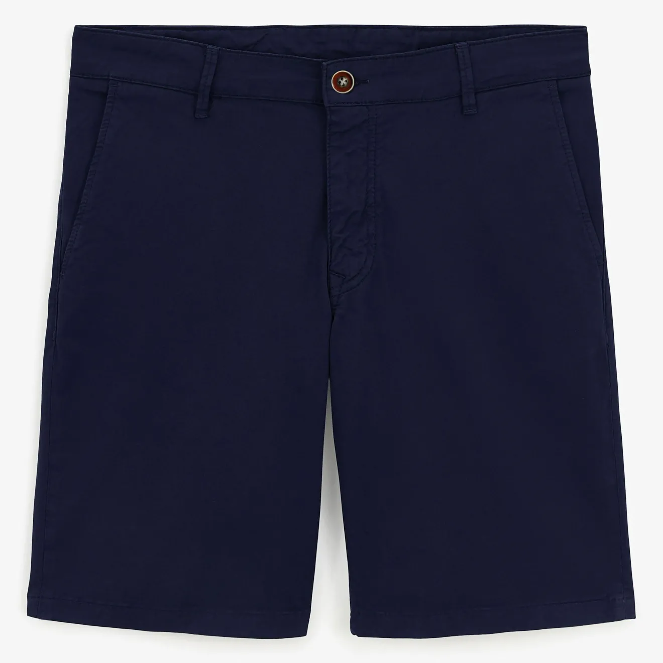 Shorts & Bermudas|Tel Père, Tel Fils>SERGE BLANCO Bermuda shorts 200 plain stretch dark navy ROUGE