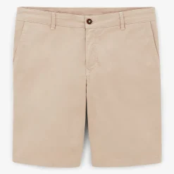 Shorts & Bermudas|Tel Père, Tel Fils>SERGE BLANCO Bermuda shorts 200 plain stretch mastic beige TECK