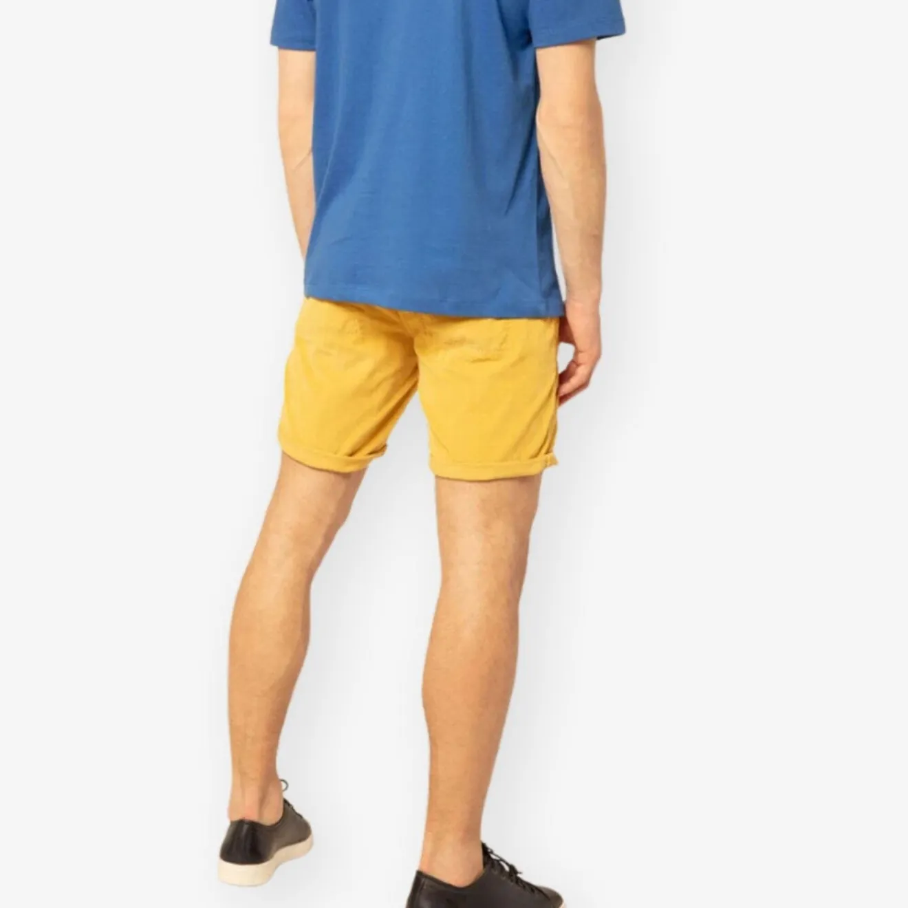 Shorts & Bermudas>SERGE BLANCO Bermuda shorts in straw velvet MARINE