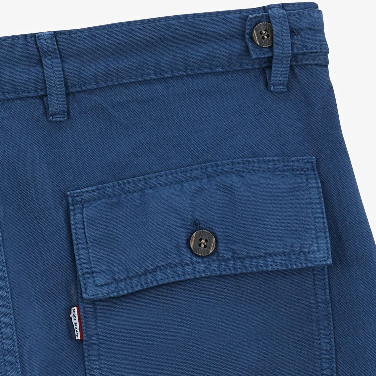 Shorts & Bermudas>SERGE BLANCO Bermuda worker indigo MASTIC