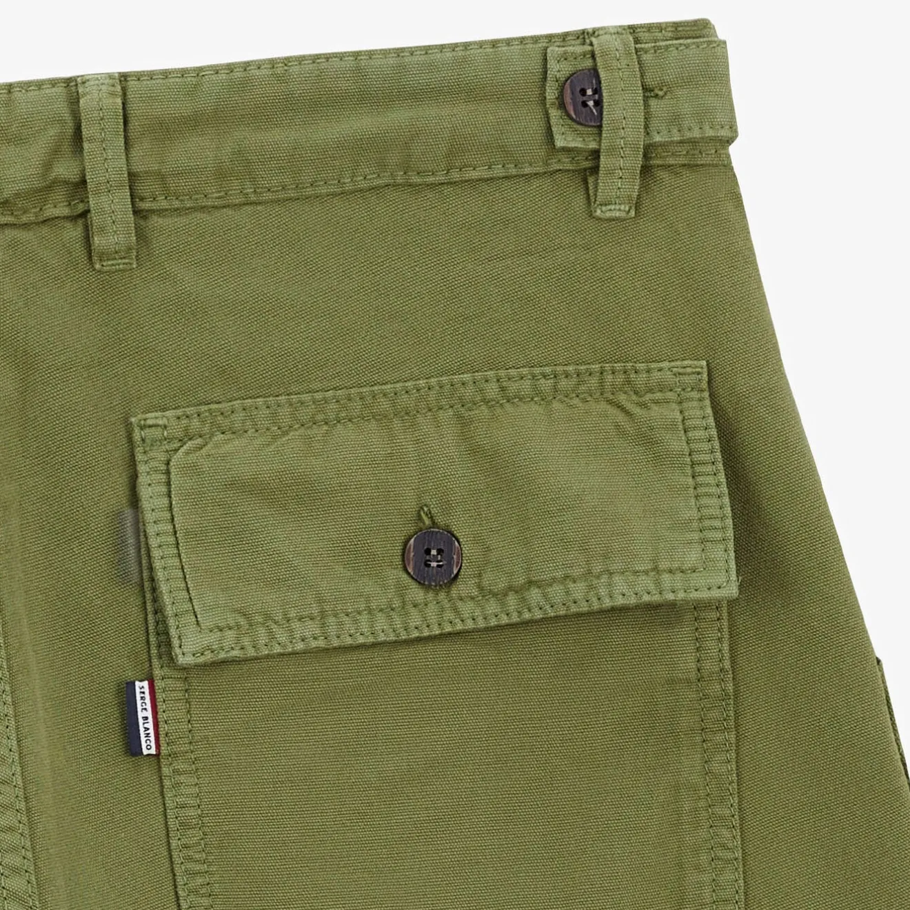 Shorts & Bermudas>SERGE BLANCO Bermuda worker olive MILITAIRE