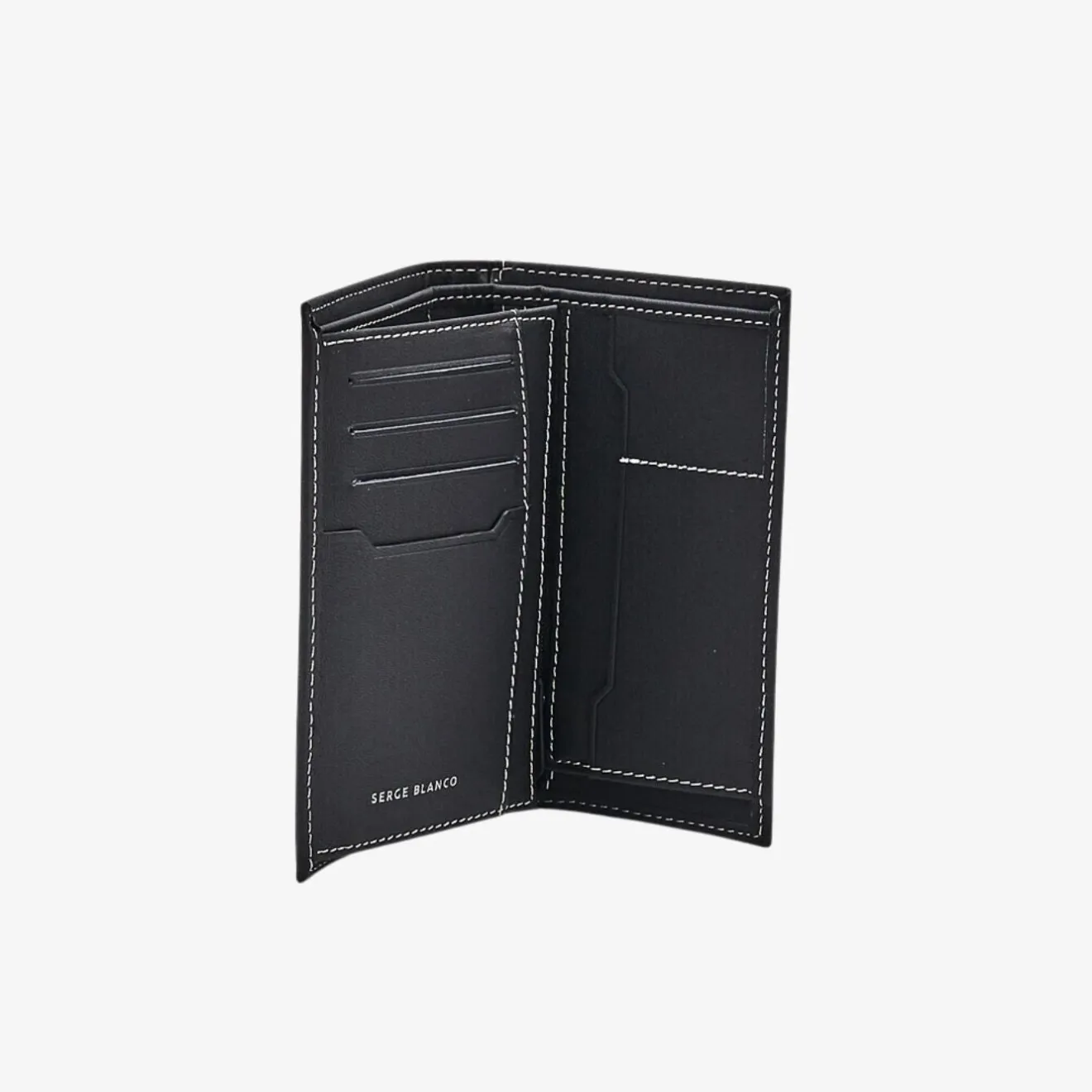 Maroquinerie>SERGE BLANCO Black Illinois Wallet MARINE