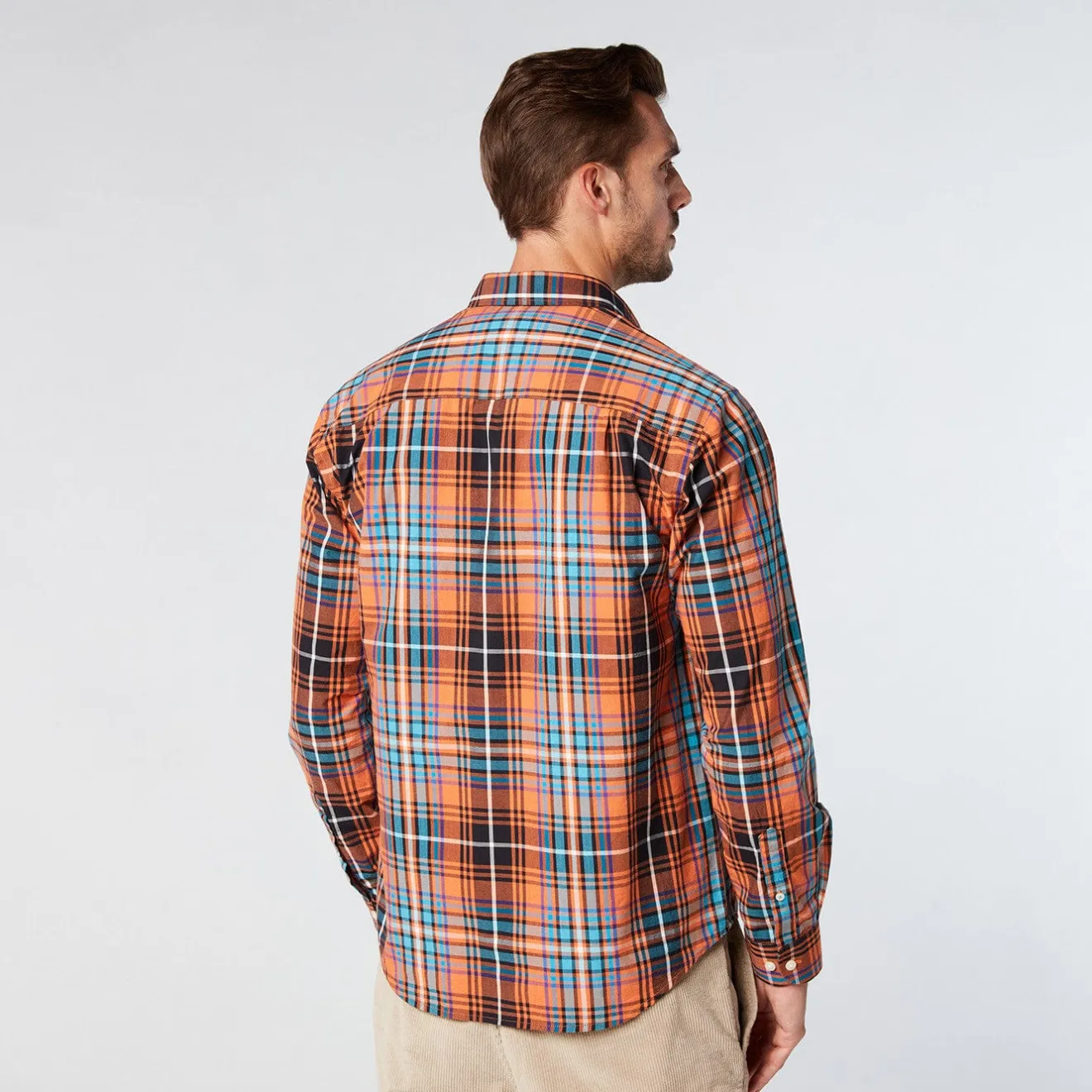 Chemises>SERGE BLANCO Brick plaid long sleeve shirt AVIATEUR
