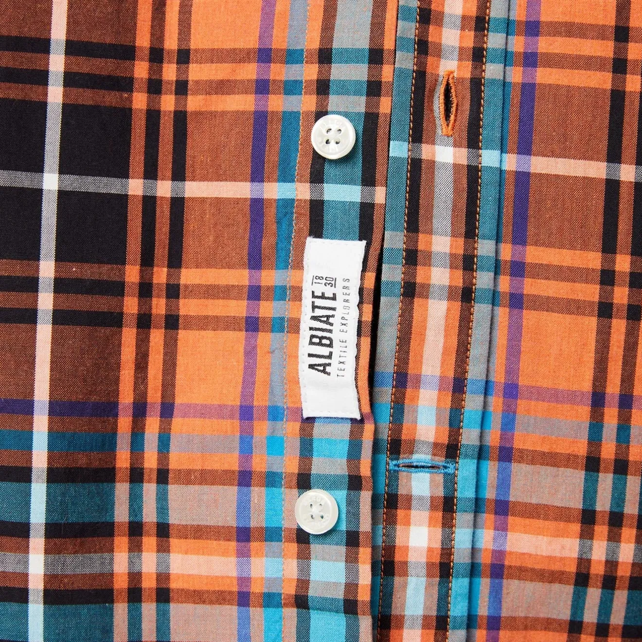 Chemises>SERGE BLANCO Brick plaid long sleeve shirt AVIATEUR