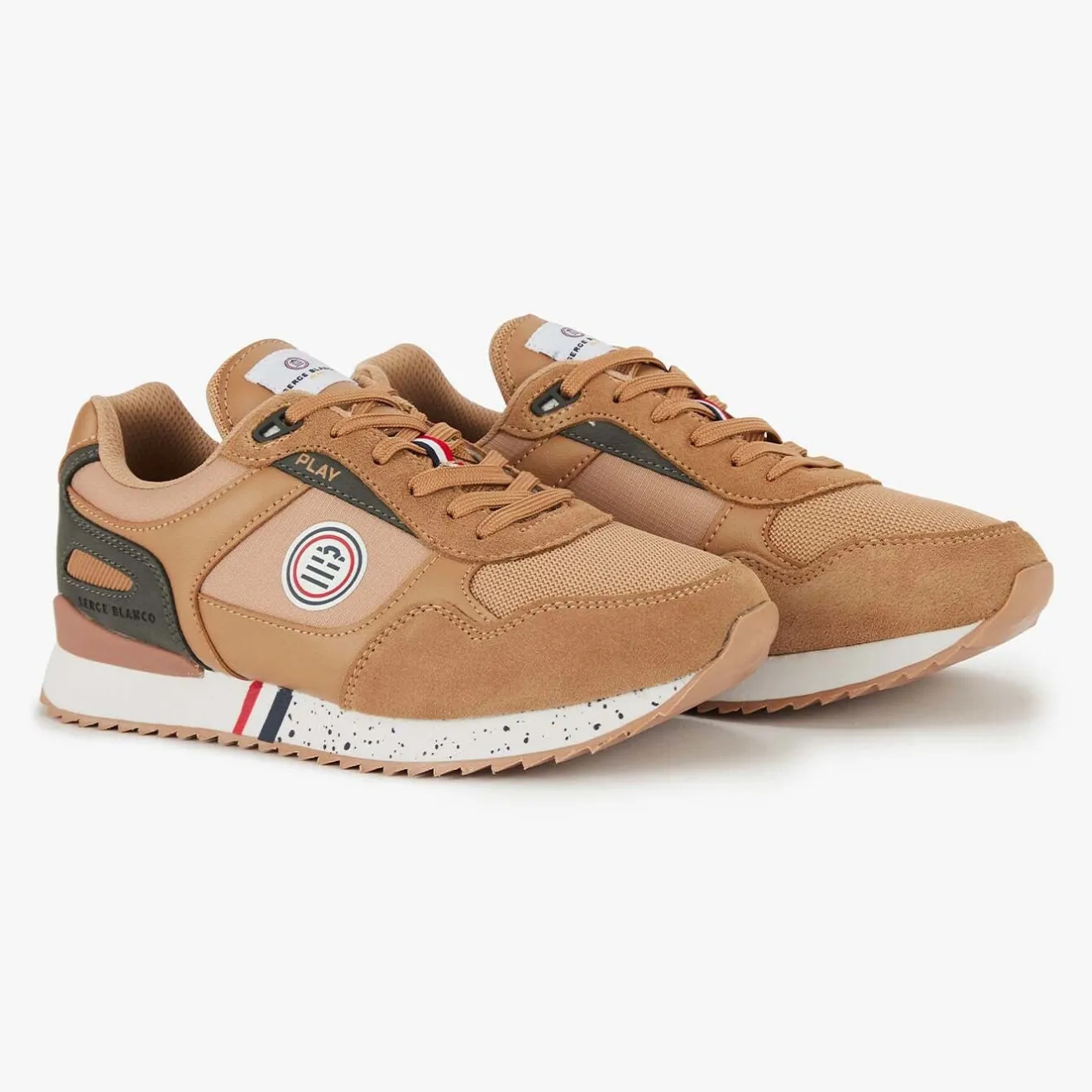 Sneakers>SERGE BLANCO Chamonix beige sneaker MARINE