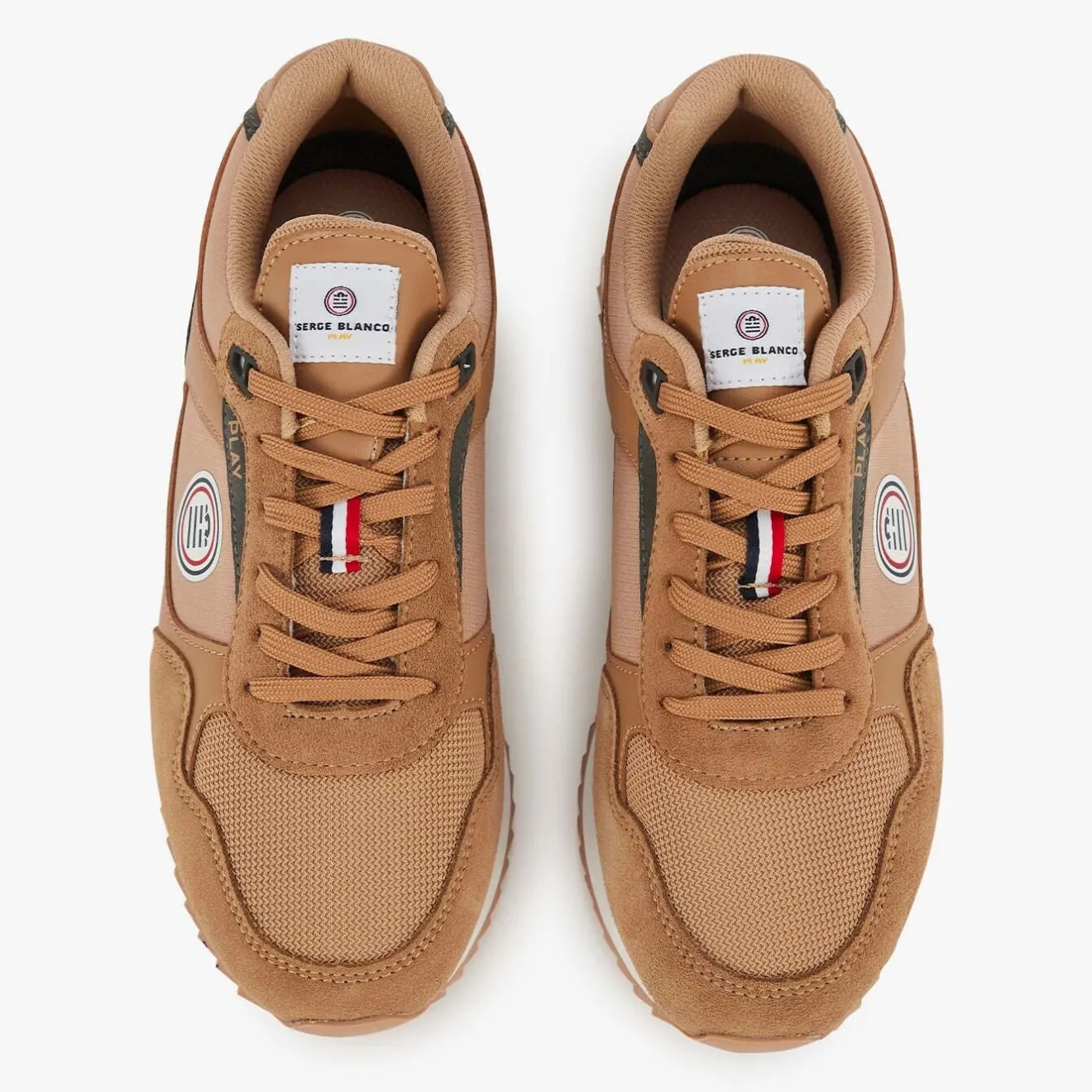 Sneakers>SERGE BLANCO Chamonix beige sneaker MARINE