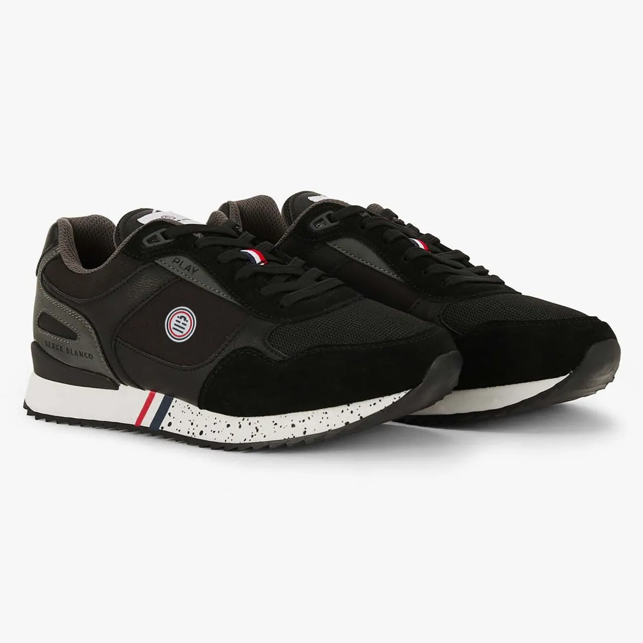 Collection Chamonix>SERGE BLANCO Chamonix black sneaker MARINE