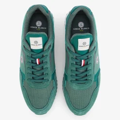 Sneakers>SERGE BLANCO Chamonix bottle green sneaker BLEU INDIGO
