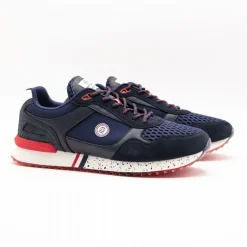 Sneakers>SERGE BLANCO Chamonix COCOTTE limited edition midnight blue sneakers BEIGE