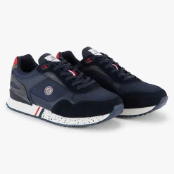 Collection Chamonix|L'audacieux>SERGE BLANCO Chamonix Navy Blue Sneaker KAKI