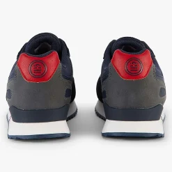 Collection Chamonix|L'audacieux>SERGE BLANCO Chamonix Navy Blue Sneaker KAKI