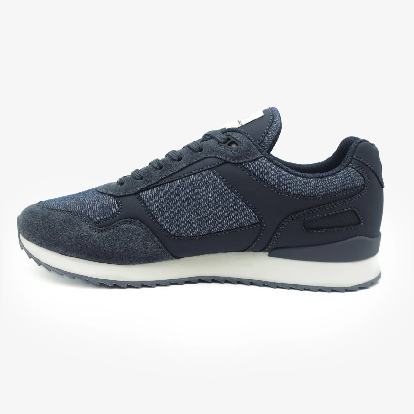 Collection Chamonix|Le Sportif>SERGE BLANCO Chamonix vintage canvas navy sneaker CORAIL