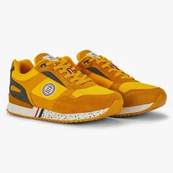 Sneakers>SERGE BLANCO Chamonix Yellow Sneaker BLANC