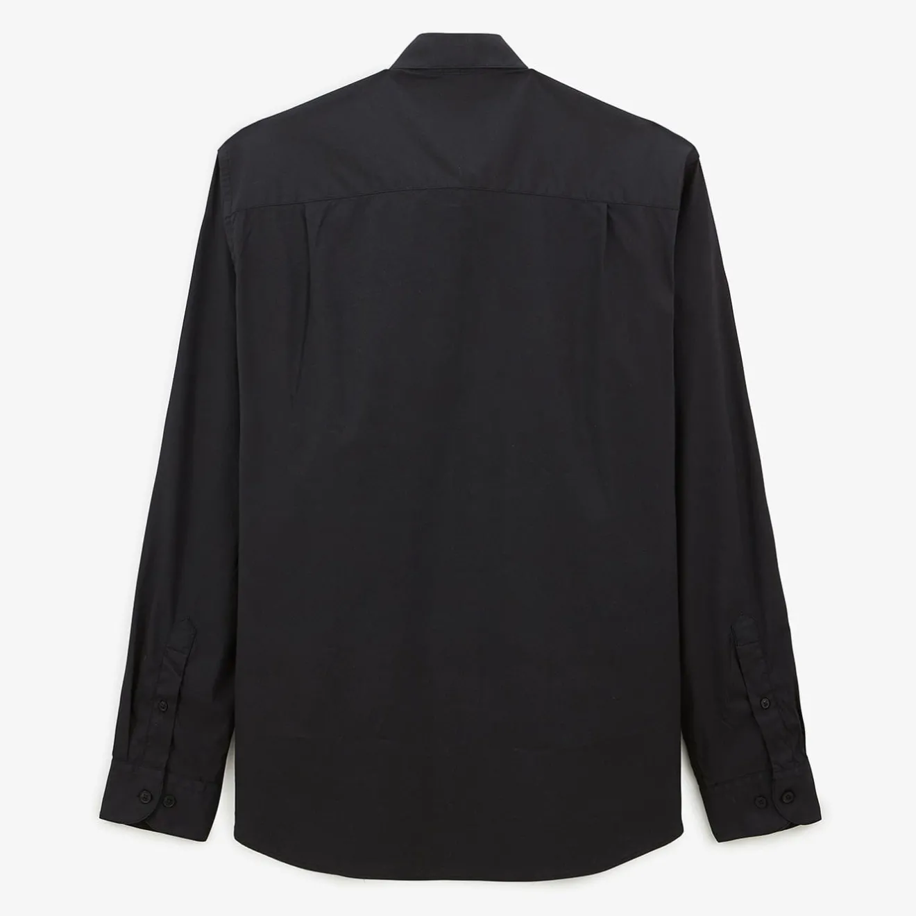 Chemises>SERGE BLANCO Charles comfort poplin black shirt BLEU